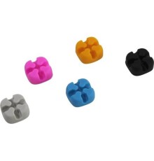 ORICO CBSX-5 Кабель органайзер Orico CBSX (комплект 5шт, черный))