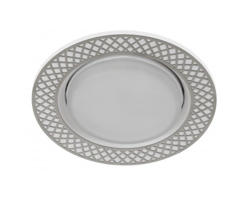 [точечные светильники] Эра Б0037366 KL79 WH/CH Светильник под лампу Gx53 круглый,220V,13W,белый/хром