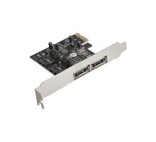 Exegate EX283707RUS Контроллер EXE-501 PCI-E 2.0, SATA3 6Gb/s, 2 int+2 ext (OEM)