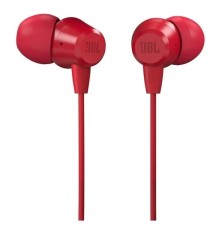 Гарнитура вкладыши JBL C50HI 1.2м красный проводные (в ушной раковине)