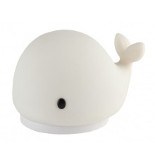 ЭРА Б0041088 Ночник - светильник светодиодный NLED-411-1W-W на батарейках или от USB мягкий силиконовый белый