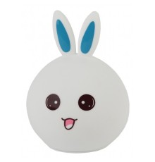 ЭРА Б0041094 Ночник - светильник светодиодный NLED-416-2W-BU аккумуляторный мягкий силиконовый белый с синим