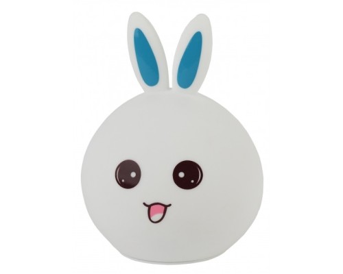 [светильники] ЭРА Б0041094 Ночник - светильник светодиодный NLED-416-2W-BU аккумуляторный мягкий силиконовый белый с синим