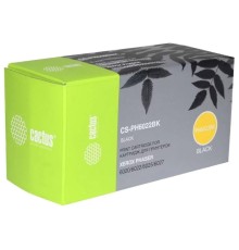 Тонер Картридж Cactus CS-PH6022BK 106R02763 черный для Xerox Phaser 6020/6022/WC6025/6027 (2000стр.)