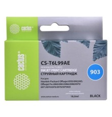 Картридж струйный Cactus №903 CS-T6L99AE черный (300стр.) для HP OJP 6950/6960/6970