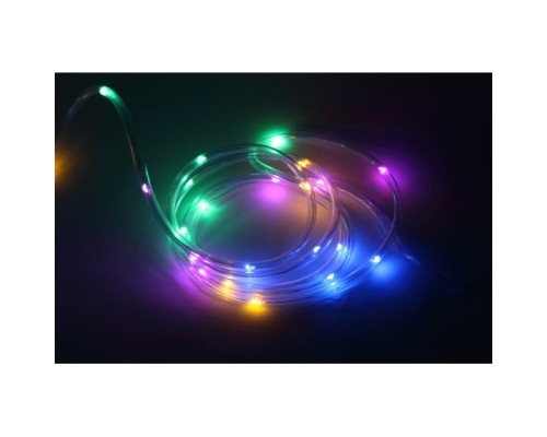 [садовые фонари] ЭРА Б0044221 ERANN24-12 Садовый дюралайт на солнечной батарее, мультиколор, 5 м