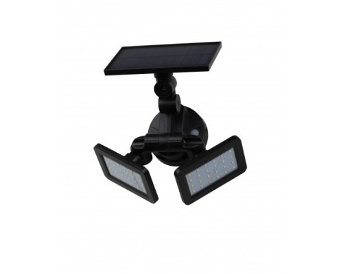 [садовые фонари] ЭРА Б0044489 ERAFS020-41 Фасадный светильник с двумя световыми панелями на солнечной батарее,2 х 24 LED,180lm