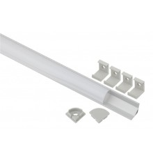 Эра Б0039465 1616R Комплект с угловым анодированным профилем CAB280 16х16мм, 2м и кругл