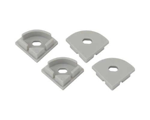 [Светодиодная лента] Эра Б0039452 1616R-3B Набор заглушек для профиля CAB280, 4 сквозные круглые