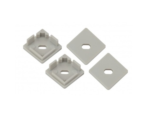 [Светодиодная лента] Эра Б0039454 1616S-3B Набор заглушек для профиля CAB280, 4 сквозные квадратные