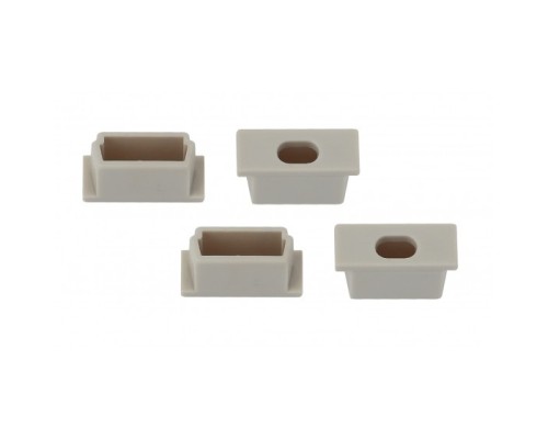 [Светодиодная лента] Эра Б0039444 2206-3B Набор заглушек для профиля CAB251, 4 сквозные