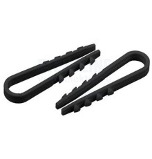 ЭРА Б0045086 Дюбель-хомут для круглого кабеля 19-25мм черный (100шт)