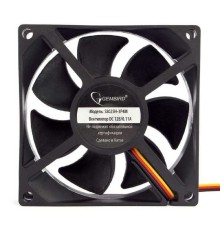 Gembird Вентилятор 80x80x25, гидрод., тихий, 3 pin/4pin Molex, провод 30 см (S8025H-3P4M)