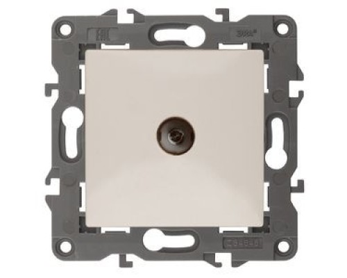 [ЭРА Розетки, выключатели] Эра Б0034291 14-3101-02 Розетка TV одиночная, IP20, Эра Elegance, сл.кость