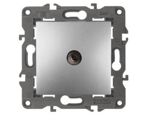 [ЭРА Розетки, выключатели] Эра Б0034298 14-3102-03 Розетка TV проходная, IP20, Эра Elegance, алюминий