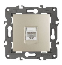 Эра Б0034305 14-3107-04 Розетка RJ45, IP20, шампань