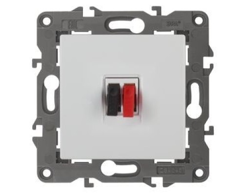 [ЭРА Розетки, выключатели] Эра Б0034320 14-3111-01 Розетка аудио, IP20, Эра Elegance, белый