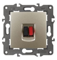 Эра Б0034323 14-3111-04 Розетка аудио, IP20, Эра Elegance, шампань