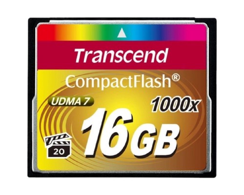 [Карта памяти ] Compact Flash 16Gb Transcend 1000X [TS16GCF1000]