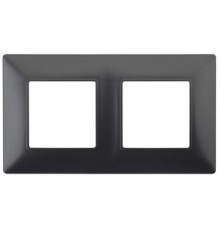 Эра Б0034391 14-5002-05  ЭРА Рамка на 2 поста, Эра Elegance, антрацит