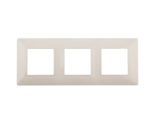 [ЭРА Розетки, выключатели] Эра Б0034394 14-5003-02  ЭРА Рамка на 3 поста, Эра Elegance, сл.кость