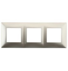 Эра Б0034396 14-5003-04  ЭРА Рамка на 3 поста, Эра Elegance, шампань