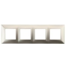 Эра Б0034402 14-5004-04  ЭРА Рамка на 4 поста, Эра Elegance, шампань