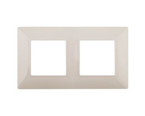 [ЭРА Розетки, выключатели] Эра Б0034388 14-5002-02  ЭРА Рамка на 2 поста, Эра Elegance, сл.кость