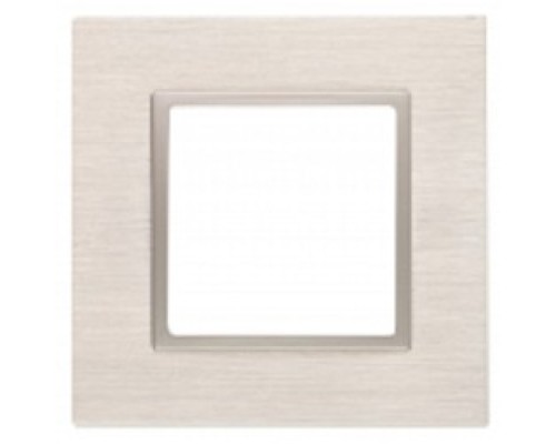 [ЭРА Розетки, выключатели] Эра Б0034542 14-5201-04 Рамка на 1 пост, металл, Эра Elegance, шампань+шамп