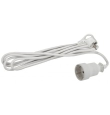 ЭРА Б0039817 Удлинитель электрический ЭРА UX-1е-3m с заземлением 1 розетка 3м ПВС 3x0,75мм2 10А  