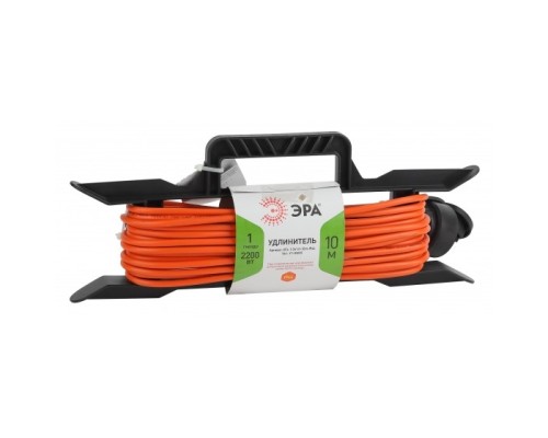 [Эра Силовые удлинители на рамке и на катушке] ЭРА Б0043039 Удлинитель силовой UFx-1-2x1.0-10m+ip44 на рамке б/з 1 гн 10м ПВС 2х1