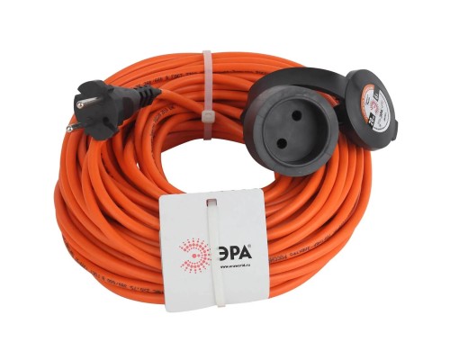 [Эра Силовые удлинители на рамке и на катушке] ЭРА Б0043037 Удлинитель силовой UPx-1-2x0.75-20m в бухте б/з 1 гн 20м ПВС 2х0.75