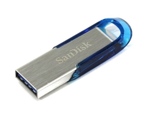 [носитель информации] SanDisk USB Drive 128GB Ultra Flair <SDCZ73-128G-G46B> Tropical Blue USB 3.0