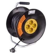 Proconnect 11-7611 Удлинитель силовой на катушке 4 гнезда с/з 50 м 3х1,5 мм OPTIMA PROCONNECT