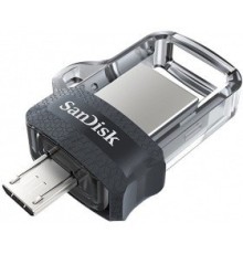 SanDisk USB Drive 256Gb Ultra Dual Drive m3.0 Grey & Silver SDDD3-256G-G46