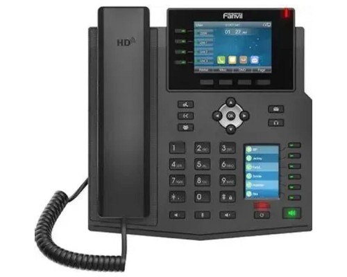 [VoIP-телефон] Fanvil X5U SIP телефон черн., с б/п