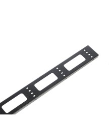 ЦМО Вертикальный кабельный органайзер для стойки внешний с окнами, ширина 95мм 47U, цвет черный(ВКО-СТК-47-9005)