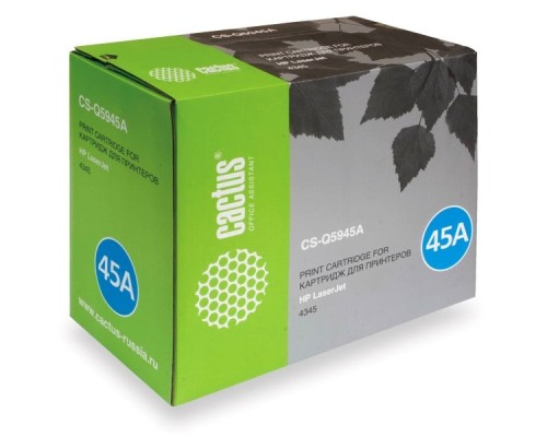 [расходные материалы] Картридж лазерный Cactus CS-Q5945A черный (18000стр.) для HP LJ 4345/4345