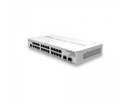 [Сетевое оборудование] MikroTik CRS326-24G-2S+IN Коммутатор,24Gigabit Ethernet, 2 SFP+ настольное исполнение