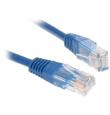Gembird/Cablexpert Патч-корд UTP 5e, 3м, литой, многожильный, синий (PP12-3M/B)