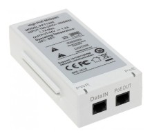 DAHUA DH-PFT1200 Инжектор Hi-PoE, порты 1 RJ45 10/100/1000Мбит/с, 1 RJ45 10/100/1000Мбит/с (PoE/PoE+/Hi-PoE), мощность PoE до 60Вт, питание 100~240В(AC), рабочая температура: -30°С~+65°С