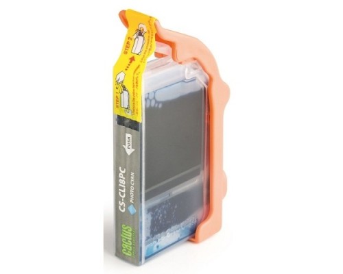 [расходные материалы] Картридж струйный Cactus CS-CLI8PC светло-голубой (12мл) для Canon Pixma iP6600/iP6600d/iP6700/iP6700d/MP960/MP970/PRO 9000