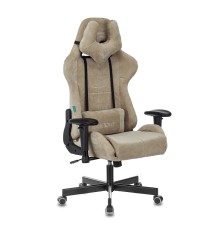 Кресло игровое Бюрократ VIKING KNIGHT LT21 FABRIC песочный крестовина металл [1372994]