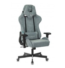 Кресло игровое Бюрократ VIKING KNIGHT LT28 FABRIC серо-голубой крестовина металл [1372998]