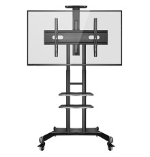 Мобильная стойка ONKRON TS1881 BLACK на 1 ТВ/ 55-80