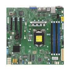Supermicro MBD-X11SCL-F-B OEM {1xLGA 1151, Intel C242, 4xDDR4, 2x1GbE LAN, 6xSATA3 (6Gbps) RAID 0,1,5,10, 6xUSB 2.0 + 5xUSB 3.1, 1xVGA, 2 COM, 1xPCI-E 3.0 x16, 2xPCI-E 3.0 x8, Micro-ATX}