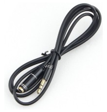 Кабель аудио удлинительный Cablexpert CCAB-02-35MF-2MB. 3.5 джек (M)/3.5 джек (F), черный, 2м, блистер