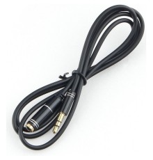 Кабель аудио удлинительный Cablexpert CCAB-02-35MF-3MB. 3.5 джек (M)/3.5 джек (F), черный, 3м, блистер