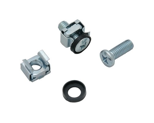 [Cabeus аксессуары к монтажным шкафам] Cabeus SH-J014 Набор закладных винтов-шайб-гаек (M6x12 мм) для крепления 19