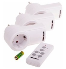 Rexant 10-6030 Радиоуправляемая  розетка c пультом RX-003 (один пульт, три розетки)